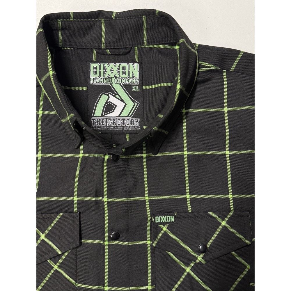 Dixxon Flannel Men's XL The Factory Pearl Snap Long Sleeve